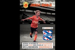 Jonger Oranje Talentendag met SC Heerenveen