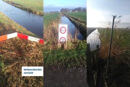 Meerdere verkeersborden vernield in De Fryske Marren