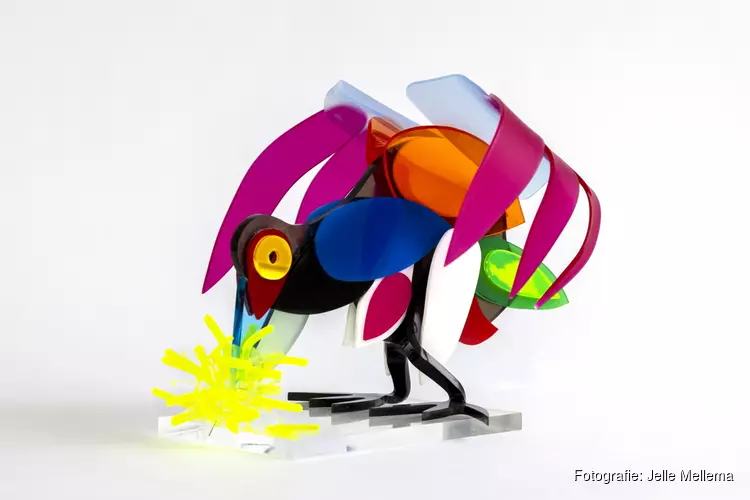Kleurrijk werk van Wim Schingenga in Museum Joure