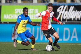 Feyenoord in enerverend duel langs SC Cambuur
