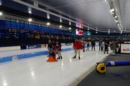Gezellige drukte op de Open dag ijsstadion Thialf in Heerenveen