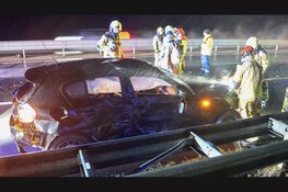 Meerdere gewonden na flink ongeval op Afsluitdijk