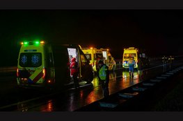 Meerdere gewonden na flink ongeval op Afsluitdijk