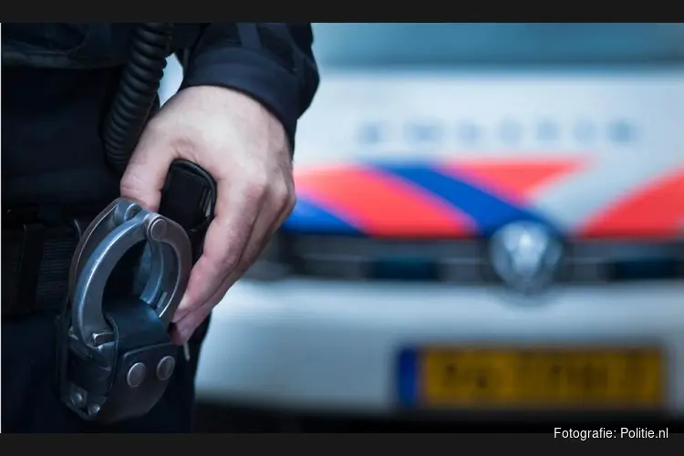 Automobilist rijdt verkeersborden uit de grond en wordt aangehouden in Joure